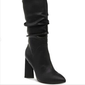 DV Dolce Vita Wandah Womens Slouch Mid-Calf Boots Fauz Leather sz 9.5 New